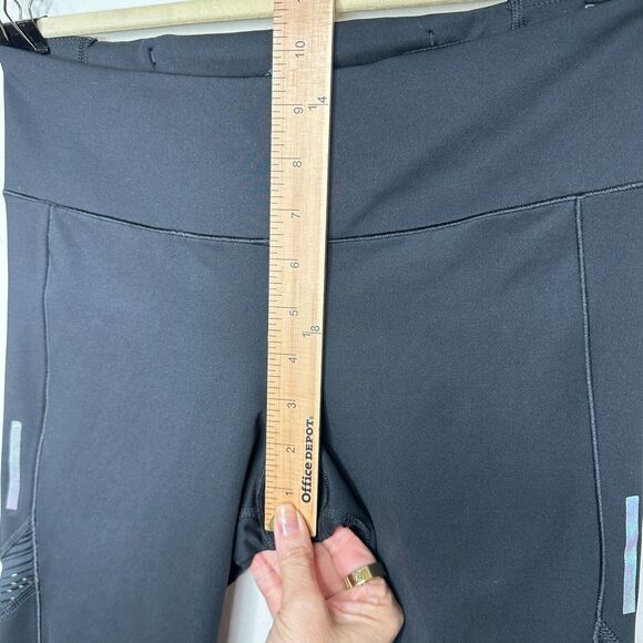 Adidas Mid-Rise Black Running Climacool Aeroready Stretch Pocket Crop Legging SM - Picture 13 of 15